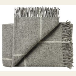 Mand� plaid fra Silkeborg Uldspinderi