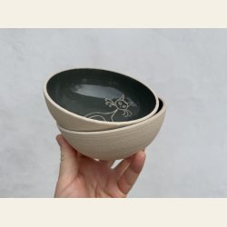 Katteskle - st med to