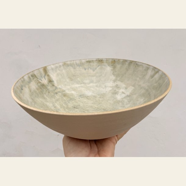 Stor salatsk�l i gr�beige