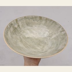 Stor salatsk�l i gr�beige