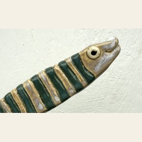 Julefisk med grnne striber